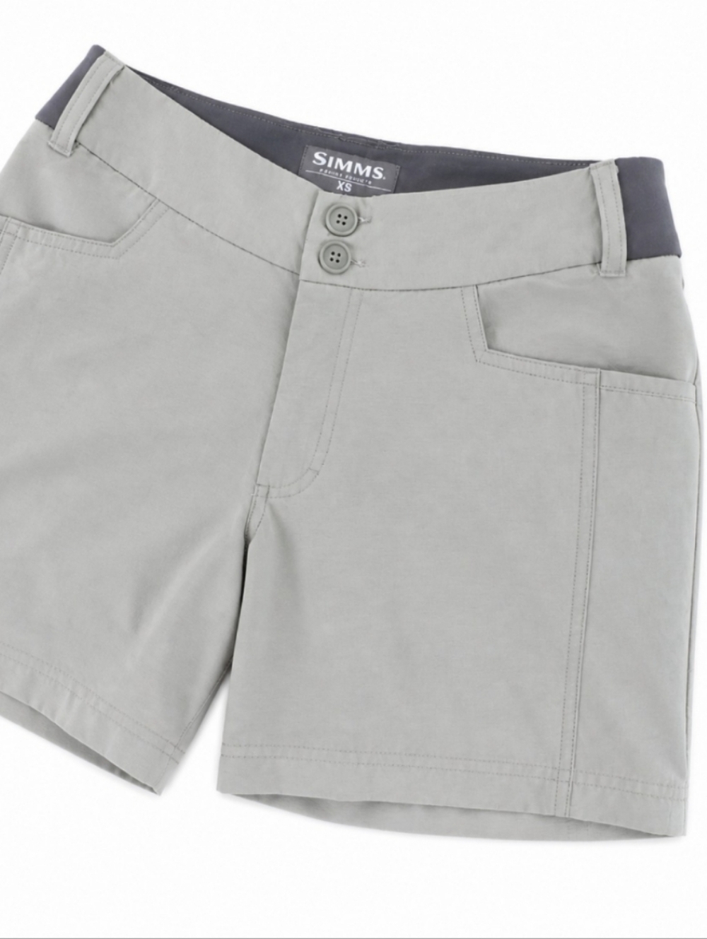 🐠Simms Fishing Products Women’s XS Fishing Hiking Shorts Zip Pocket Mesh Lined